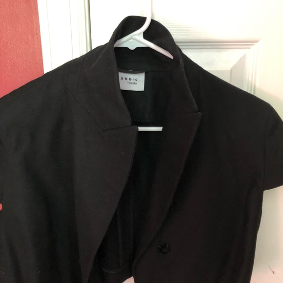 Akris Punto wool vest bolero size 10 - Picture 5 of 6